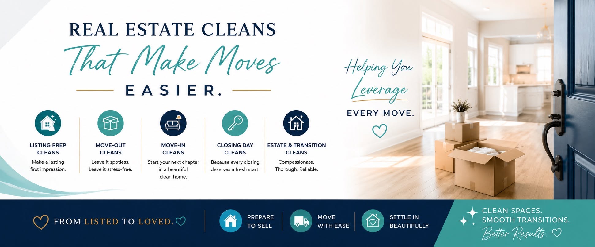 Elevate Transition Services: real estate cleans that make moves easier